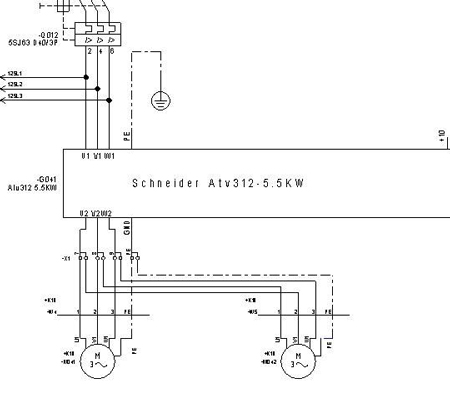 变频器接线图 变频器接线图